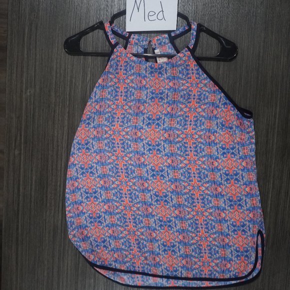 Halter Cut Tank Top - Picture 1 of 4